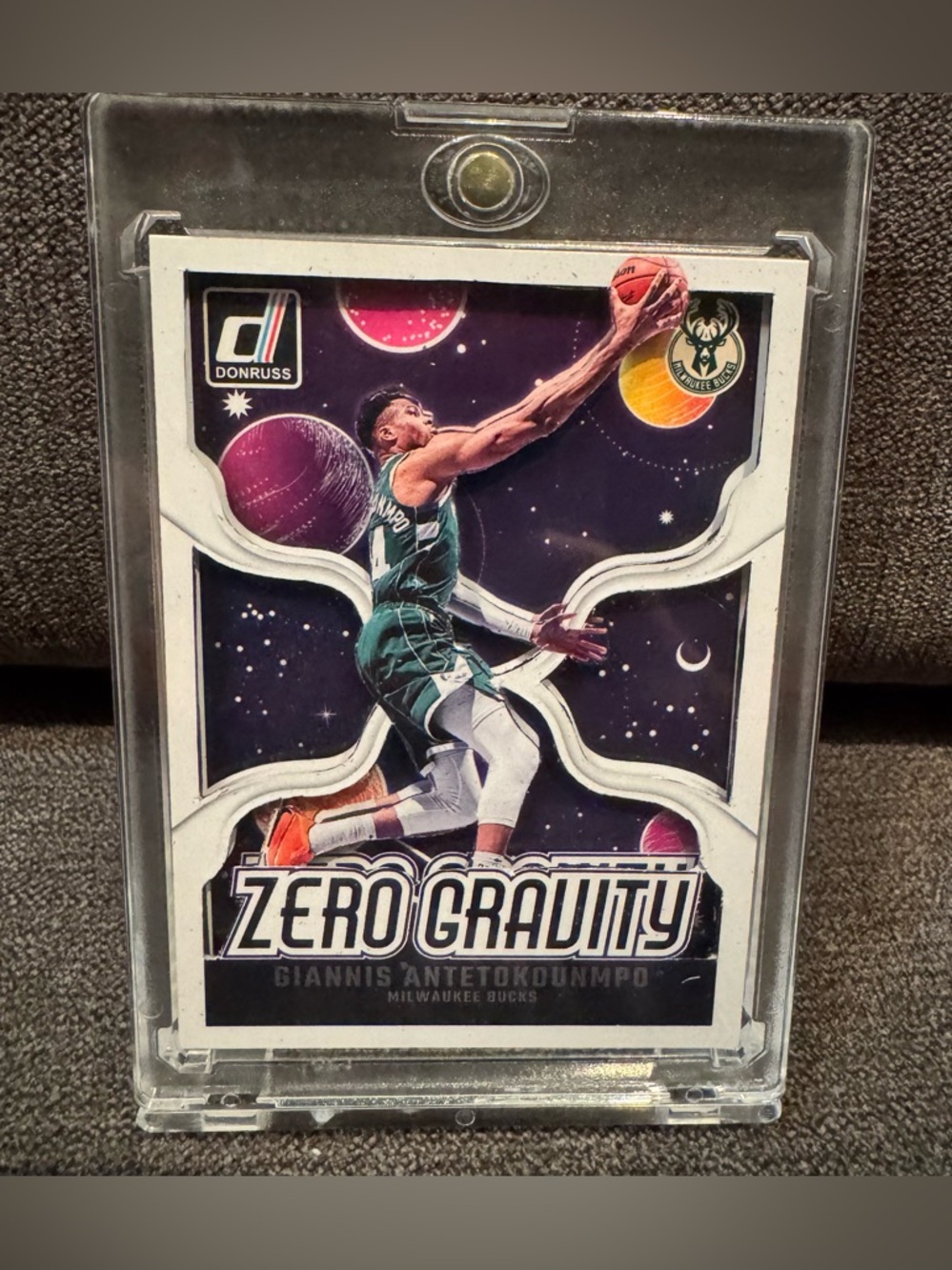 Custom 3D Floater - Donruss Zero Gravity Giannis Antetokounmpo - Bucks